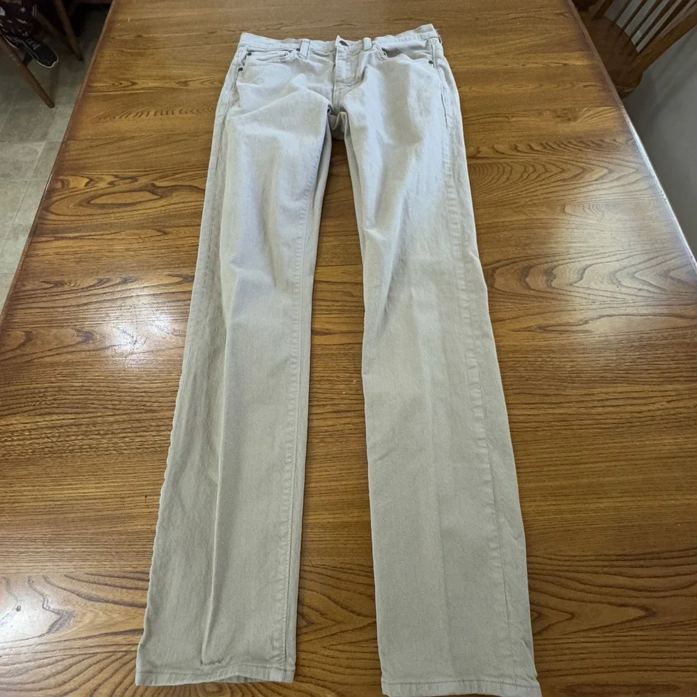 J Crew Khaki Men's‎ 484 Slim Fit Straight Leg Denim Stretch Jeans Size 31x34